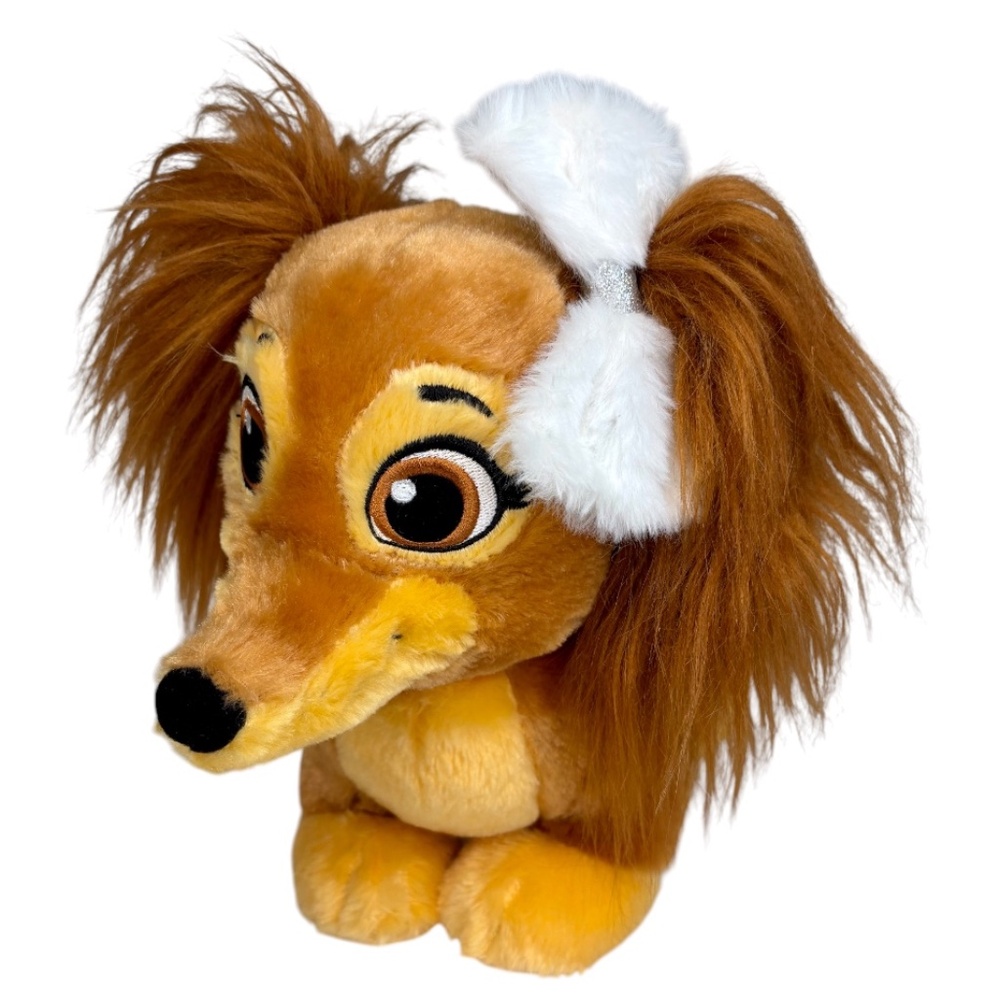 Build A Bear Paw Patrol Liberty Dog With White Hair Bow & Pink Collar  14” BAB
